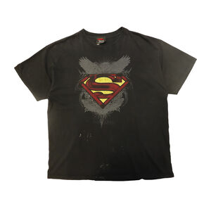 Vintage Novel Teez Superman Crest Graphic T-Shirt Size N/A